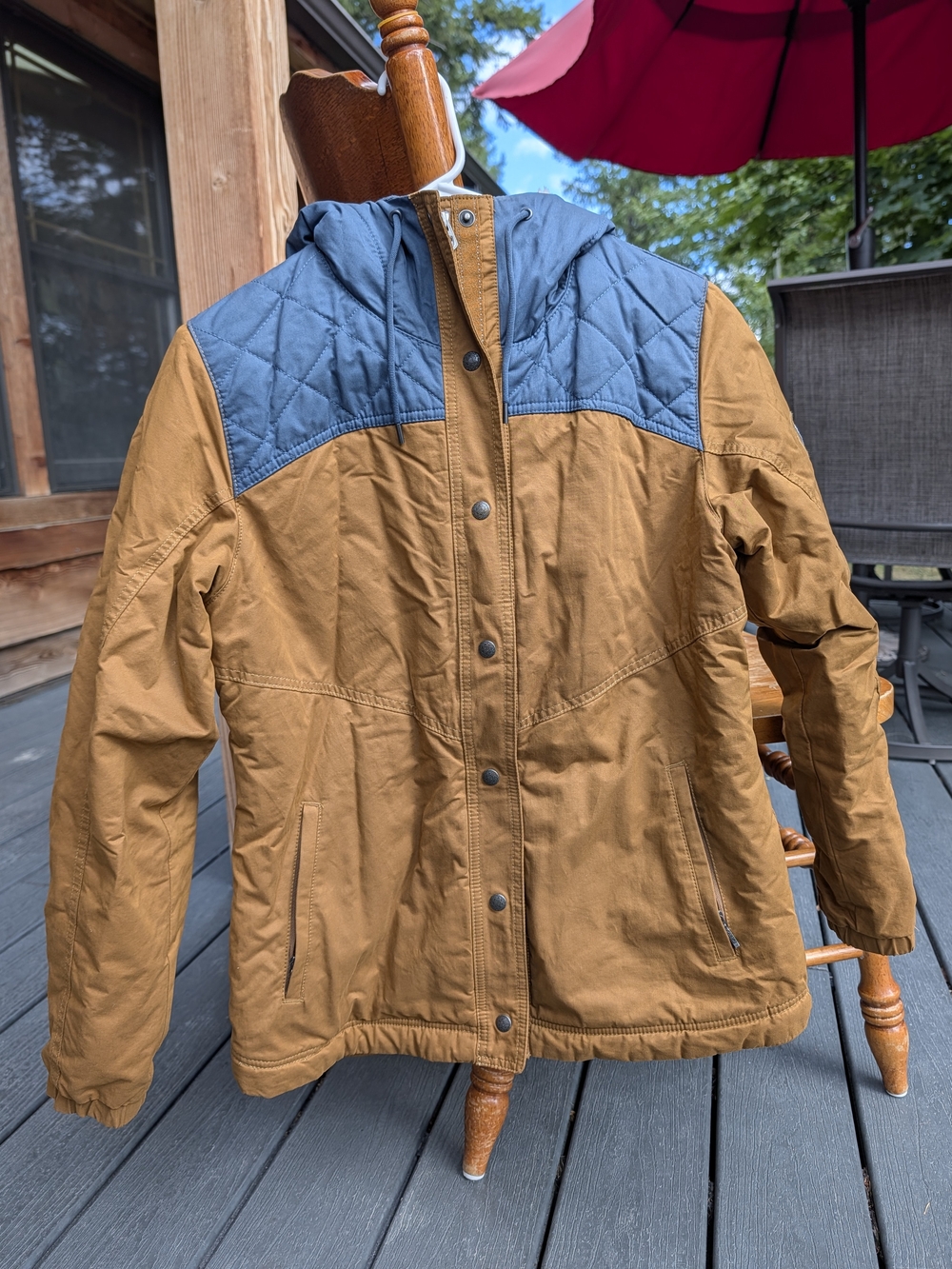 Kuhl Celeste Fleece Lined Hoody, Tuscan Sun/Blue